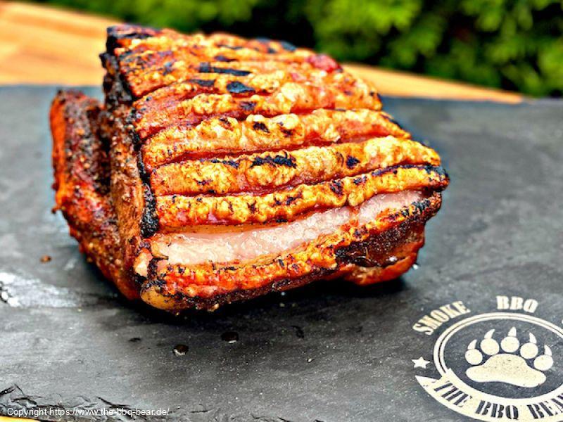 Krustenbraten vom Grill mit Mega Kruste