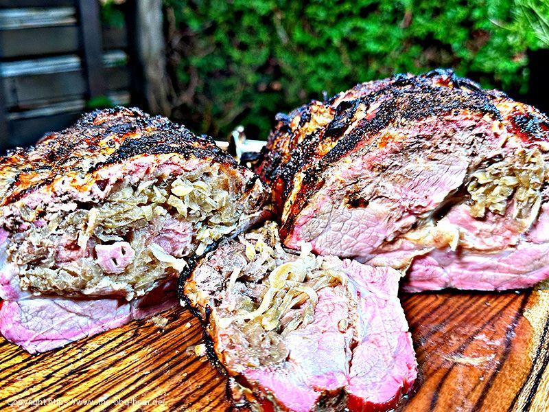 Malzbier Zwiebel Fächerbraten