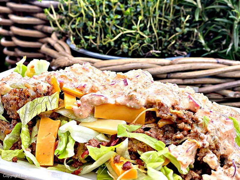 Cheeseburger Salat