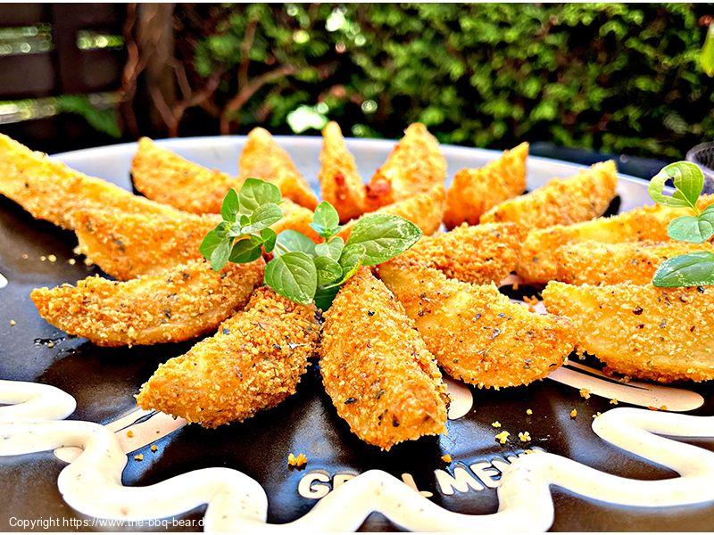 Knoblauch Parmesan Kartoffeln