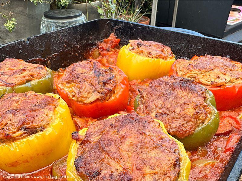 Gefüllte Pulled Pork Paprika