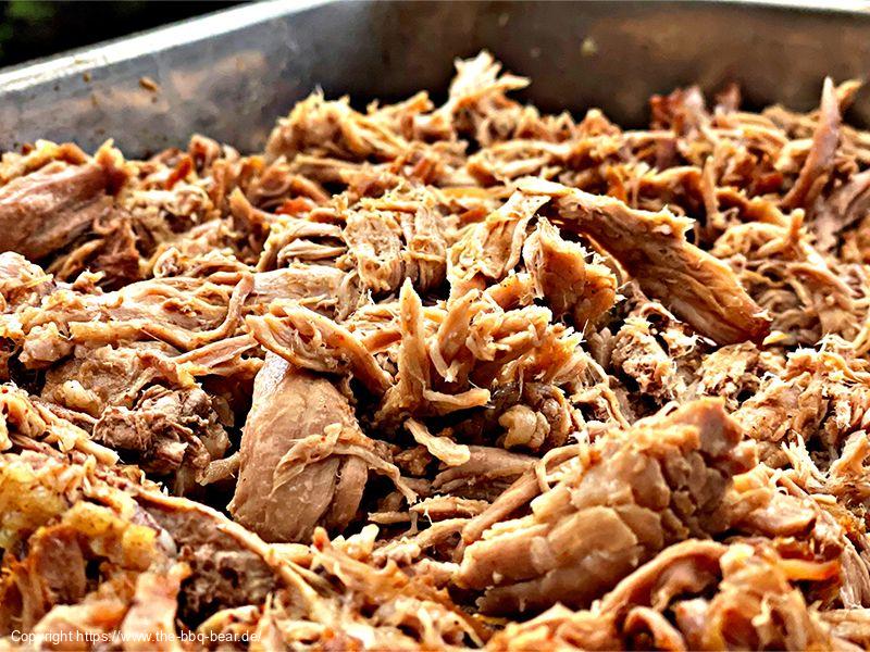 Das Beste Pulled Pork - Confierter Schweinenacken 