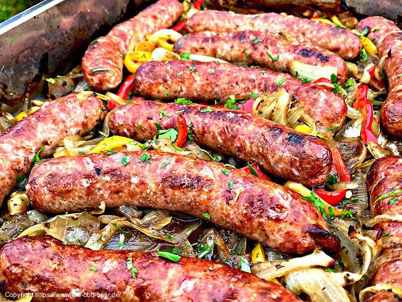 Bier Zwiebel Bratwurst