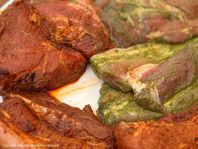 Grillfleisch marinieren