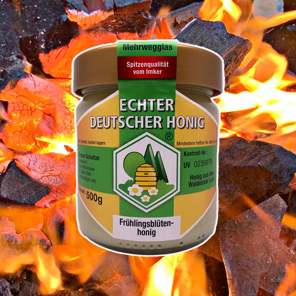 Frühlingsblütenhonig aus dem Waldecker Land  500g Glas